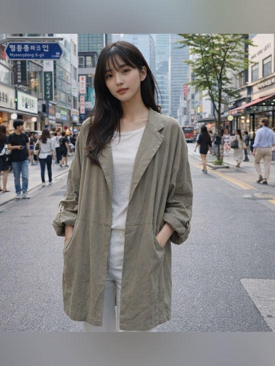 O.F.B. Jackets & Blazers - Oversized trench style jacket - One size